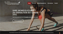Desktop Screenshot of praxis-rosendahl.de